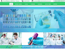 Tablet Screenshot of laboratoriomarticorena.com